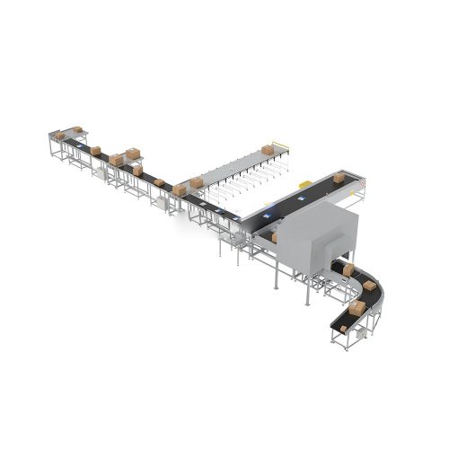 Dynamic DWS 6-Side Scanning with Telescopic Belt Conveyor or Roller Conveyor
