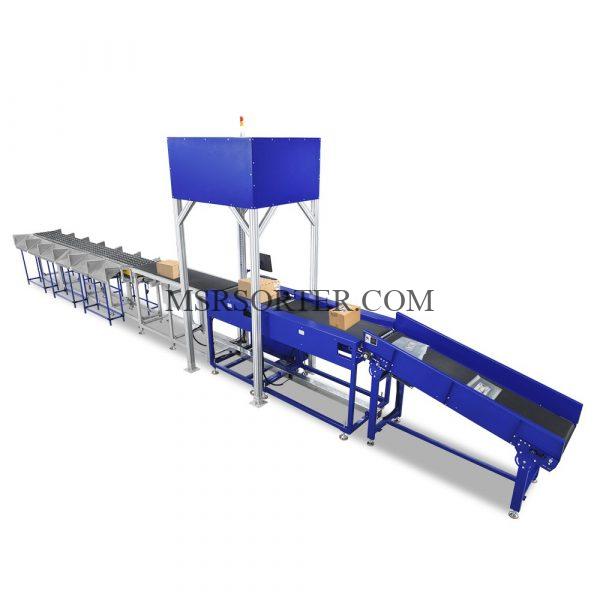 Dynamic DWS & Wheel Parcel Sorting System with 12-Way Sorting