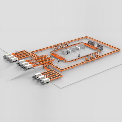 Intelligent Logistics Parcel Sorting and Transportation System