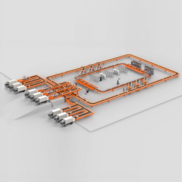 Intelligent Logistics Parcel Sorting and Transportation System