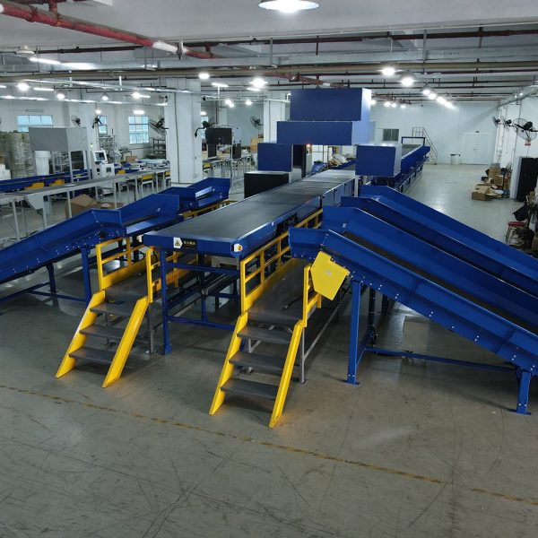 High-Speed Narrow Linear Cross-Belt Sorter