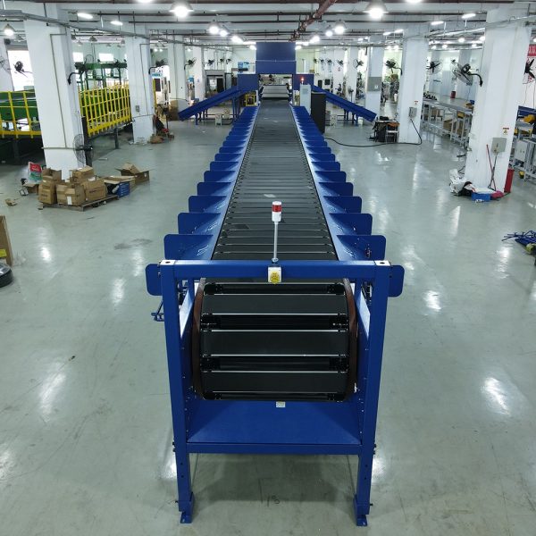 High-Speed Narrow Linear Cross-Belt Sorter