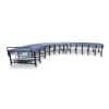 V BELT FLEXIBLE MOTORIZED RUBBER COATED ROLLER CONVEYOR