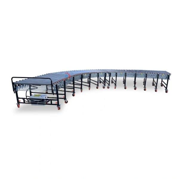 V BELT FLEXIBLE MOTORIZED RUBBER COATED ROLLER CONVEYOR